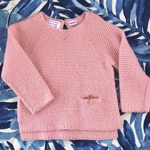 Baby girl Zara basics sweater